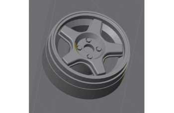 Wheels – Revolution RFX for Peugeot 205 GTI Rally - 3D print 1/24